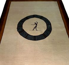 Atlas Ivory Handknotted Wool Rug